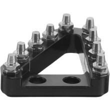 Remarm voetpedaalkop voor compatibel motorfiets achterrempedaal, vervangende tip voor off-road gebruik, aluminium materiaal.