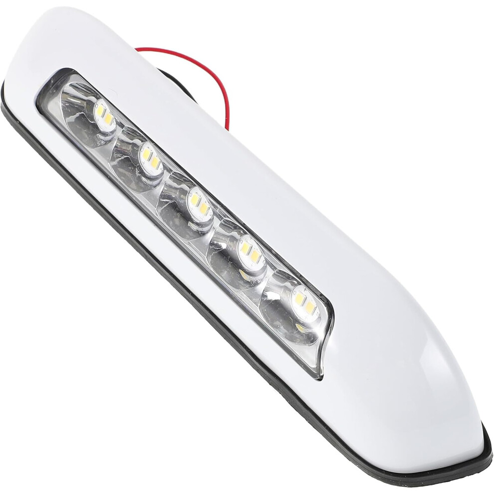 Waterproof Led Rv Porch 6W Shell Outdoor Camper Awning Trailer Exterior Lamp Light/White 5455468475092