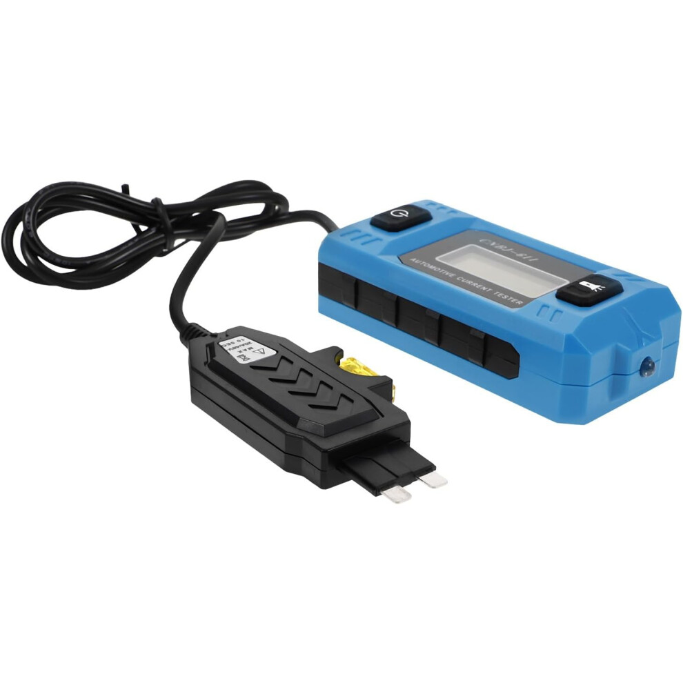 Car Fuse Tester Digital Meter Automotive Amp Fuse Tester Electrical Current Meter Vehicle Leakage Detection Tool 5455468471049
