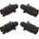 4 Stück Anhänger-Umrüststecker, Anhängerverbinder, Stecker, schwarz 1