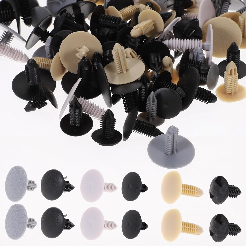 Nylon Retainer Push Automotive Door Trim Fasteners Replacement Rivets For Bumper And Dashboard 8486642145378