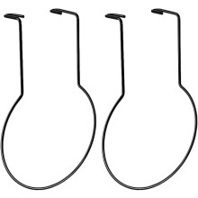 2 Stück Baseball-Ausrüstungsaufhänger mit Handschuhclips und Helmhaken, schwarze, robuste Baseballschläger-Halterungsgurte