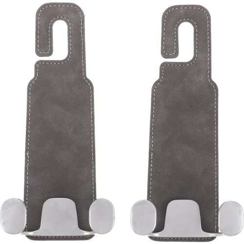 Car Seat Back Hooks Double Hooks for Seatback Lightweight Travel Organizer