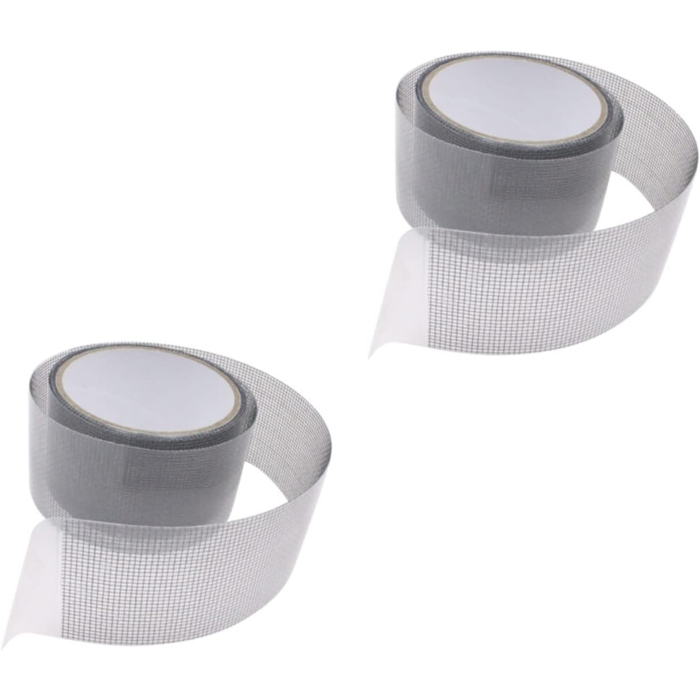 2 Rolls Window Screen Tape For Net Door Fix Patch Mesh Repair Tape For Screen Window Repair For Door 5455468555794