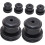 6pcs Car Engine Cover Damping Pads Silent Soundproof Rubber Cushion Buffer Set Vehicle Engine Protector 1