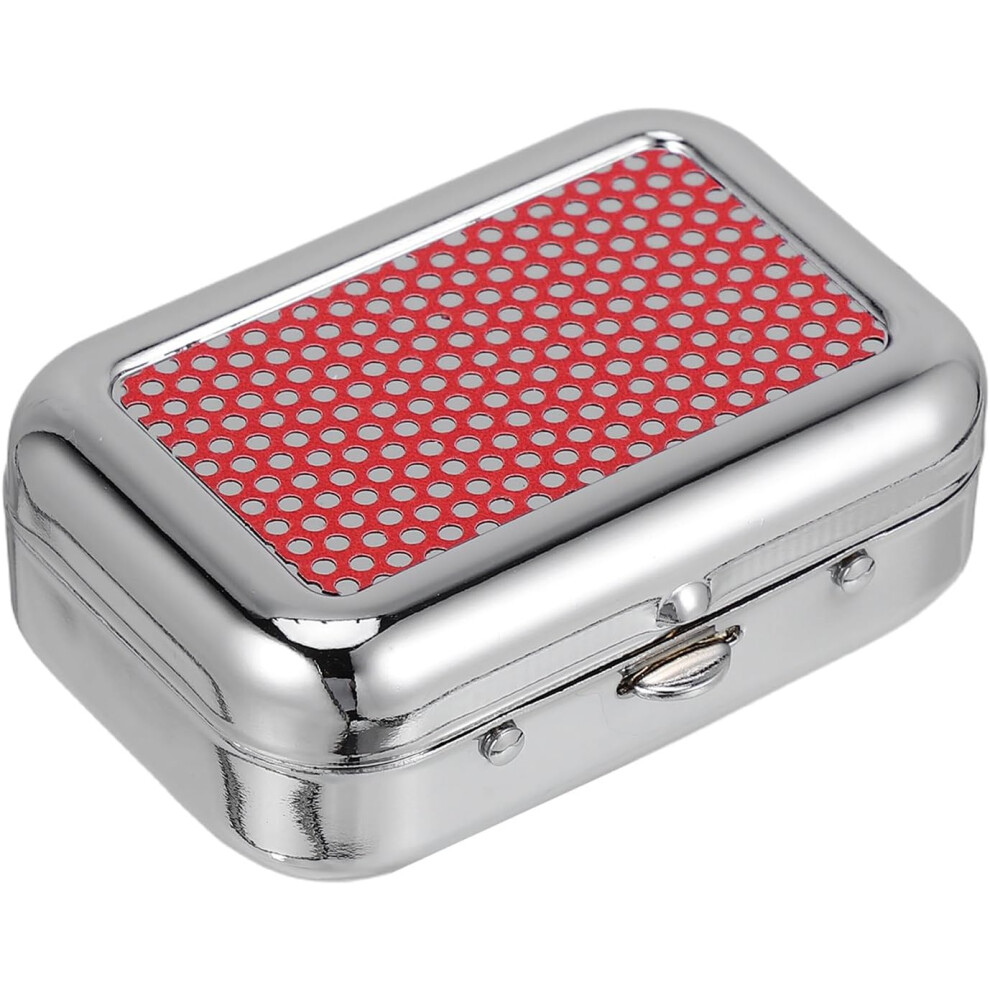 Mini Stainless Steel Pocket Ashtray For Smokers With Windproof Secure Lid 5455468546037