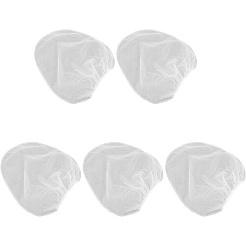 5pcs Fine Mesh Pouch Polyester Mesh Filters with Elastic Mouth Design Anti-Static Wide Application