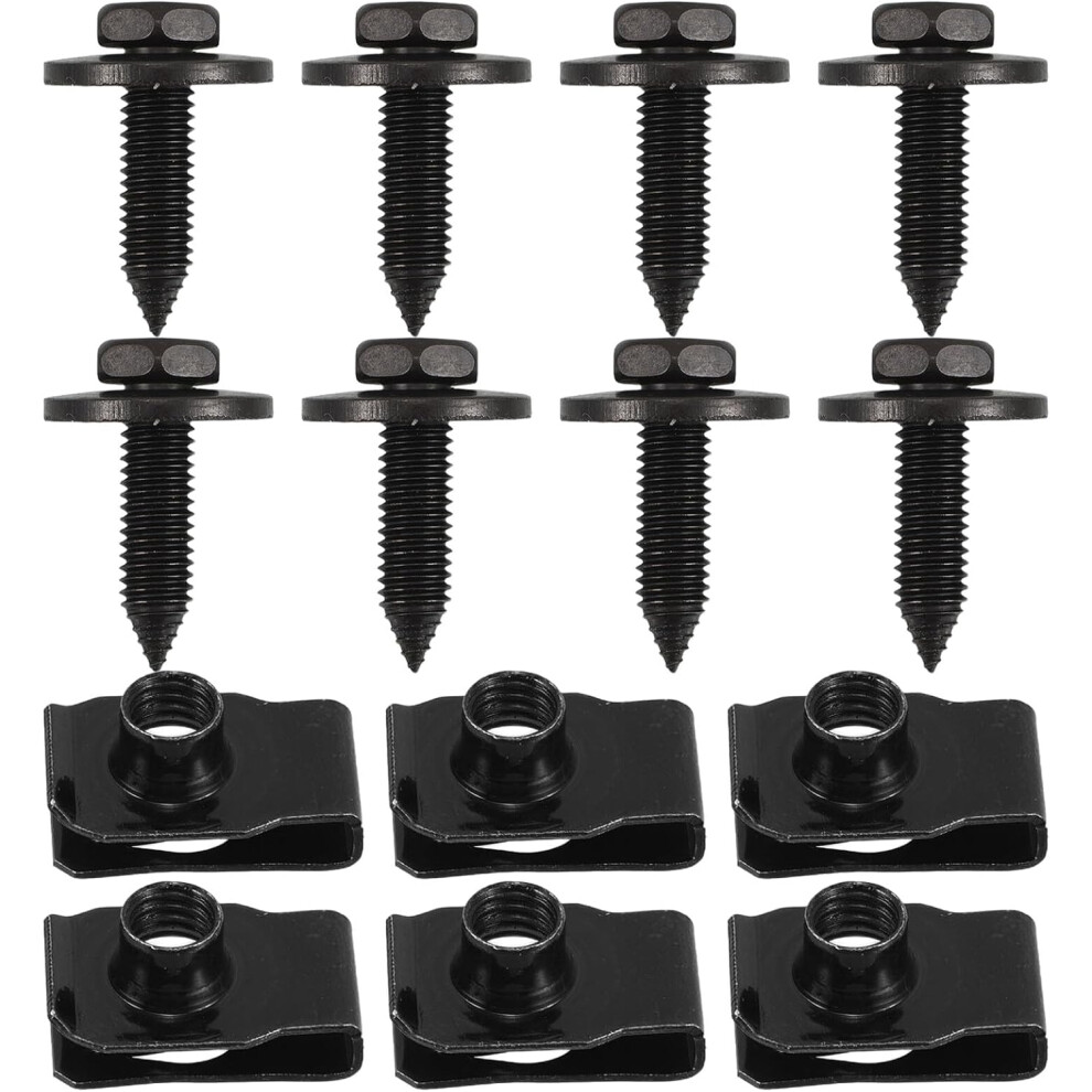 Car Body Clips Of Metal U-Nut Clamp Retainer Fasteners For Car Bumper Vehicle Awning Body Panel Use 5455468550324