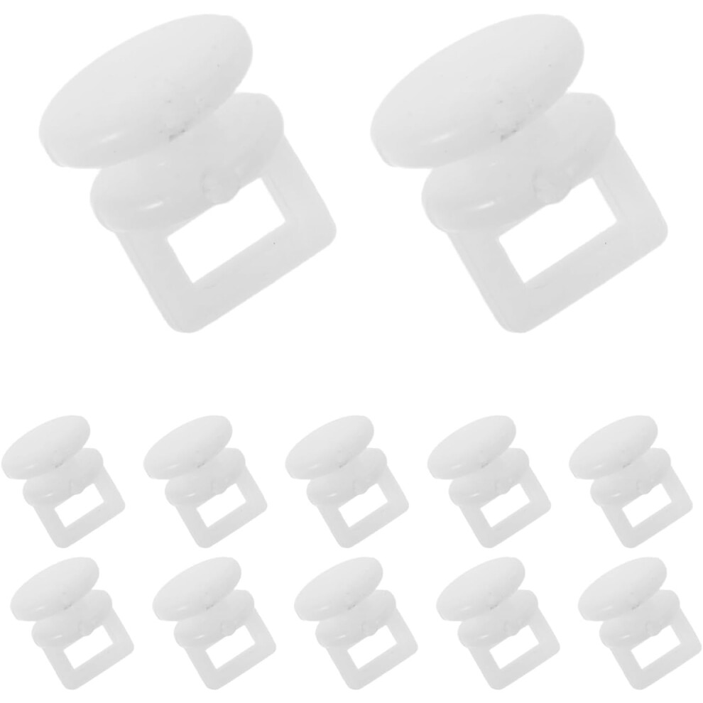 200Pcs Plastic Curtain Track Hooks For Vehicle And Caravan Universal Sliding Curtain Rail Hooks 5455468470318