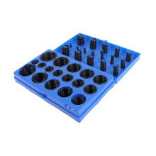 Assortiment van 419 rubberen ringen voor O-ringafdichtingen in airconditioning, auto's, boten, campers en elektrische isolatietoepassingen.