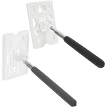 2 Stück Wischmoppköpfe, Reinigungsschwämme, grau, inklusive Eimer für die Bodenreinigung