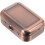 Portable Metal Ashtray with Lid Windproof Rectangular Design Brown Wear-resistant Portable Ashtray 1