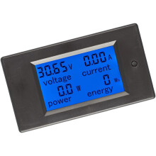 Amperometro digitale da 100 A con display CC, tester per batterie auto, tester per celle preciso per dispositivi elettronici.