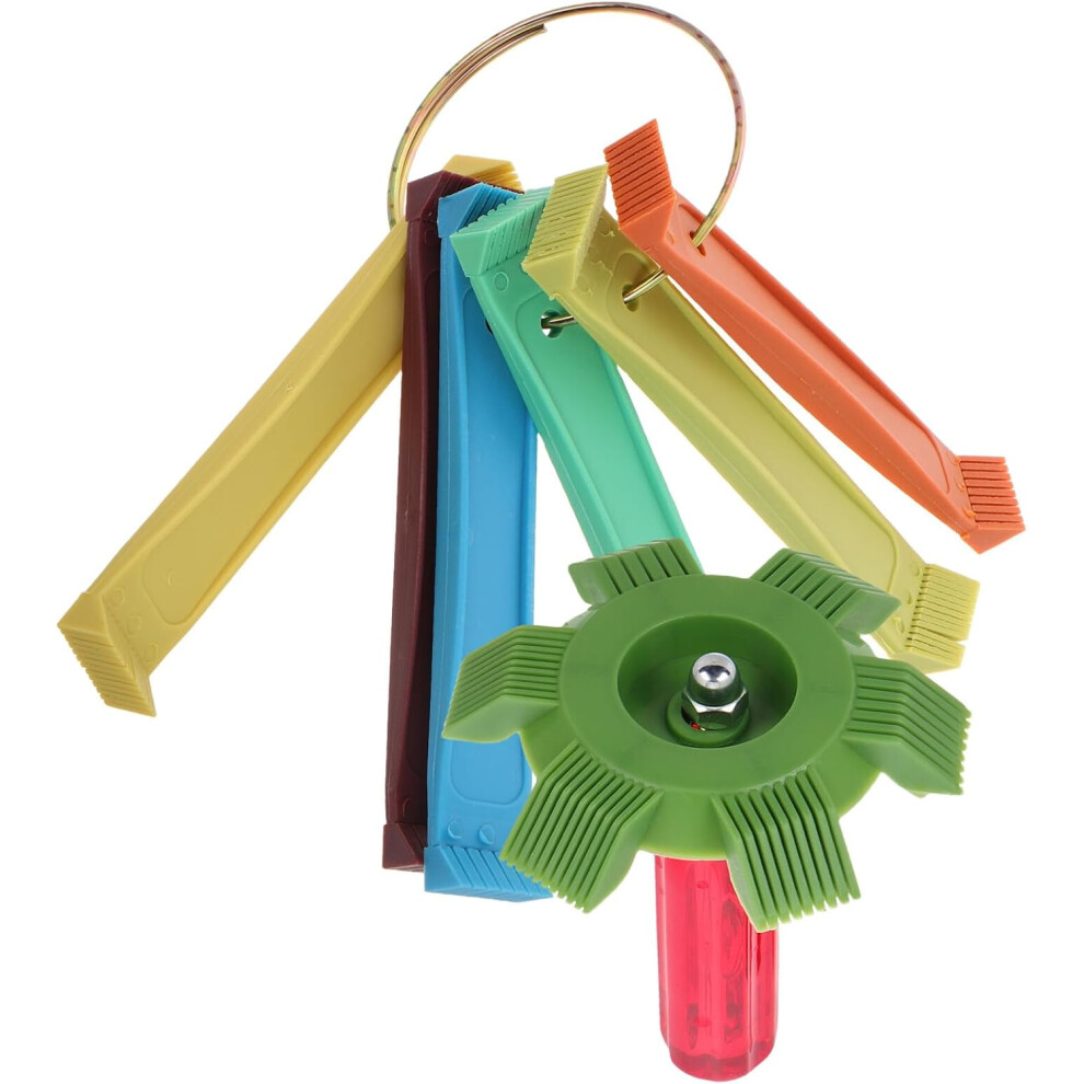 2Pcs Air Conditioner Fin Comb Cleaner Set Radiator Coil Brush, Condenser Fin Straightener Tool 5455468454028