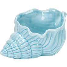 Cerâmica Conch cinzeiro decorativo delicado casa vivendo mesa cinzeiro artesanato para cigarros reutilizáveis