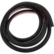 2 m lange, schwarze, selbstklebende, flexible Dachrinnen-Tropfschiene für Wohnmobile