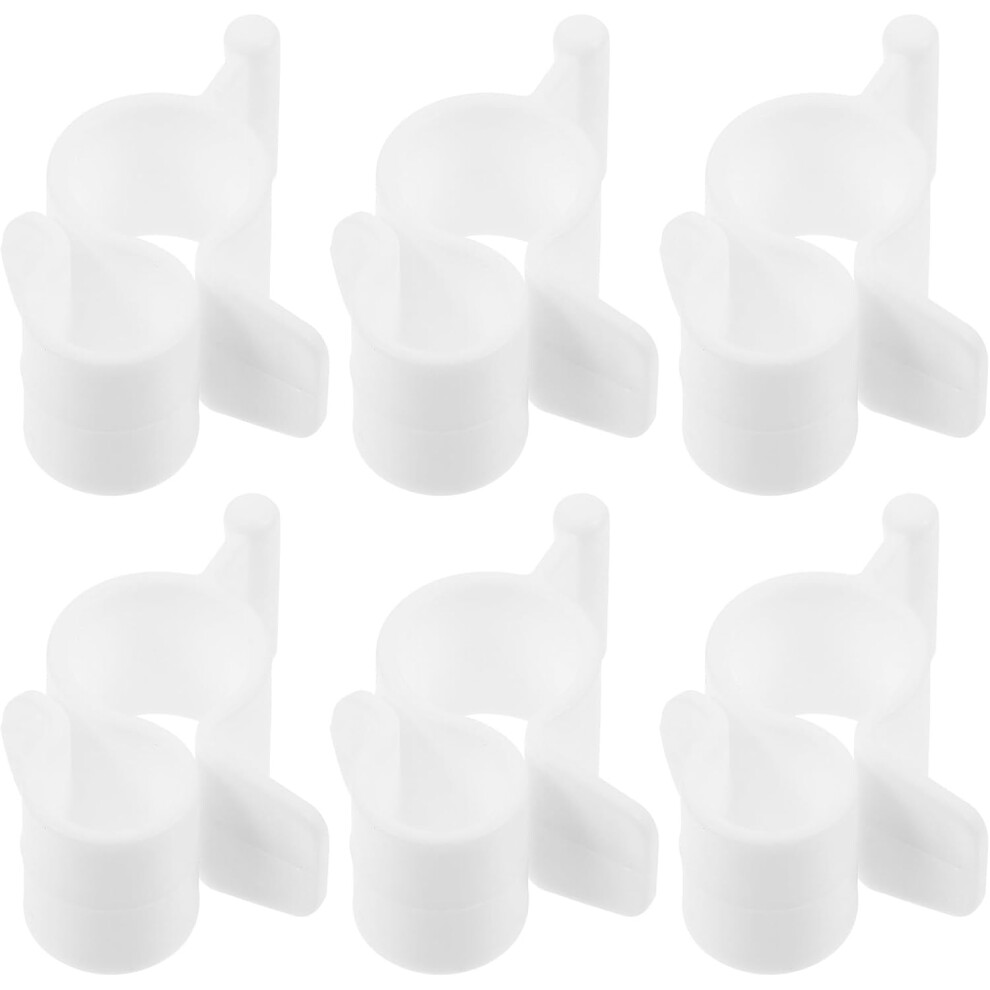 10Pcs Plastic Camper Hooks Rv Awning Hanging Hooks For Trailer Rope Lights Outdoor Camping Accessories White 5455468553349