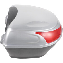 Motorrad-Topcase, silberfarben, Roller-Topcase, Heckgepäckkoffer, Motorrad-Heckgepäckträger, passend
