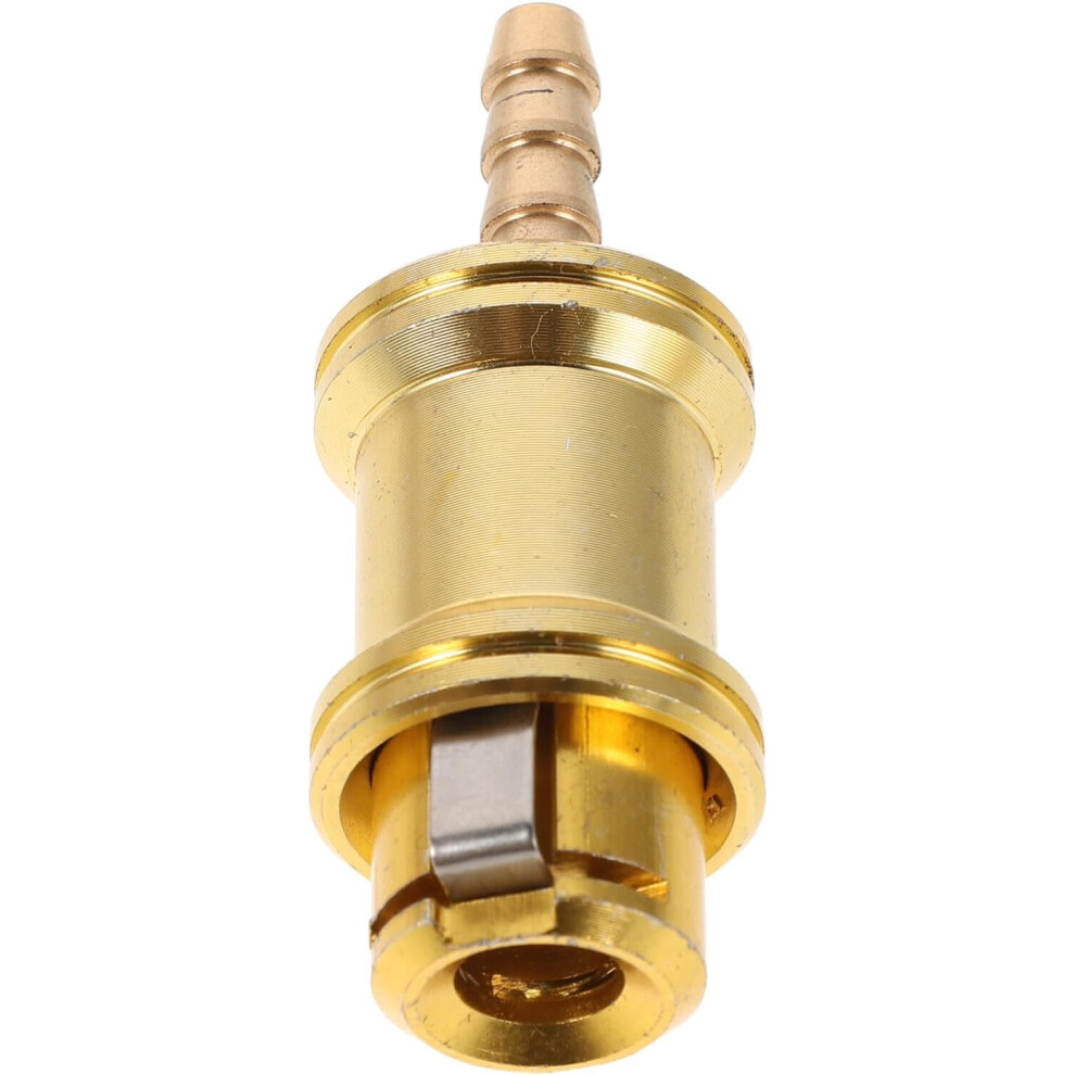 Self-Locking Inflation Nozzle Auto Adapter For Truck Air Compressor Heavy Duty Tire Inflator Chuck Golden 5455468479168