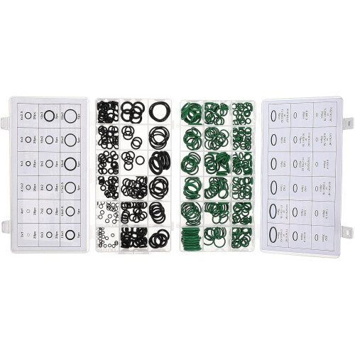 495Pcs Rubber O-Ring Kit for Car Air Conditioner Compressor Seal