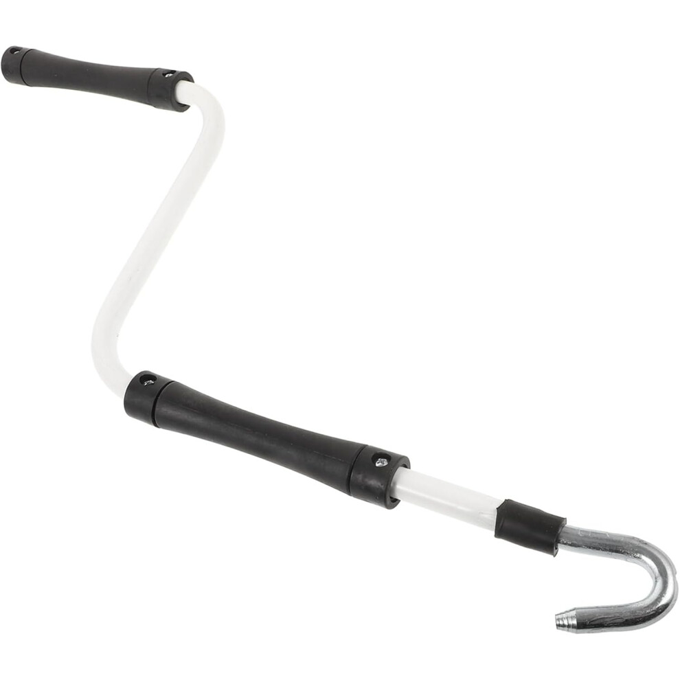Awning Accessory Crank Handle For Roller Shutter Ergonomic Design Rubber Metal Construction Open 5455468472954