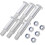 Silent Air Compressor Parts Air Compressor Bolt and Nut Kit Replacement Wheel Screw Nuts for Tools 1