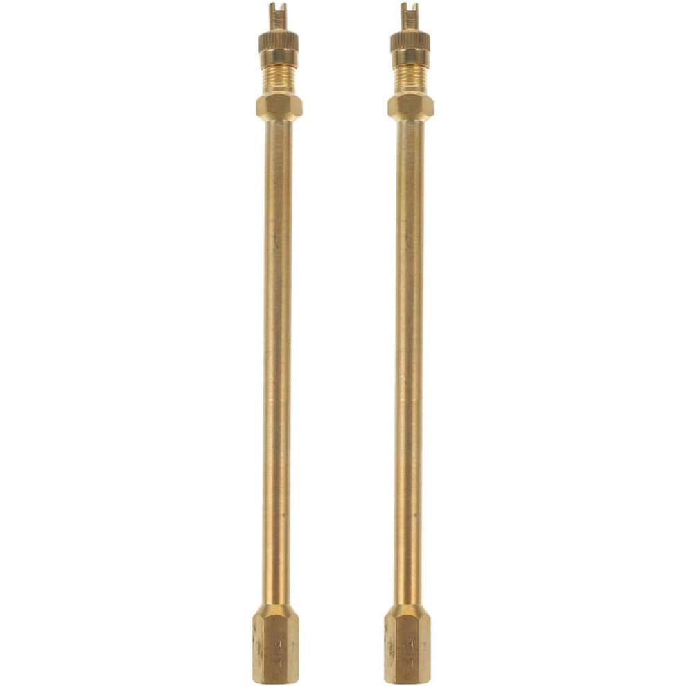 Tire Valve Extender Rod 2Pcs Copper Air Tire Extensions Valve Stem Nozzle Extension 5455468559259