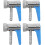 4Pcs Locking Air Chuck Quick Connect Adapter Brass Tire Inflator Nozzle Clip 1