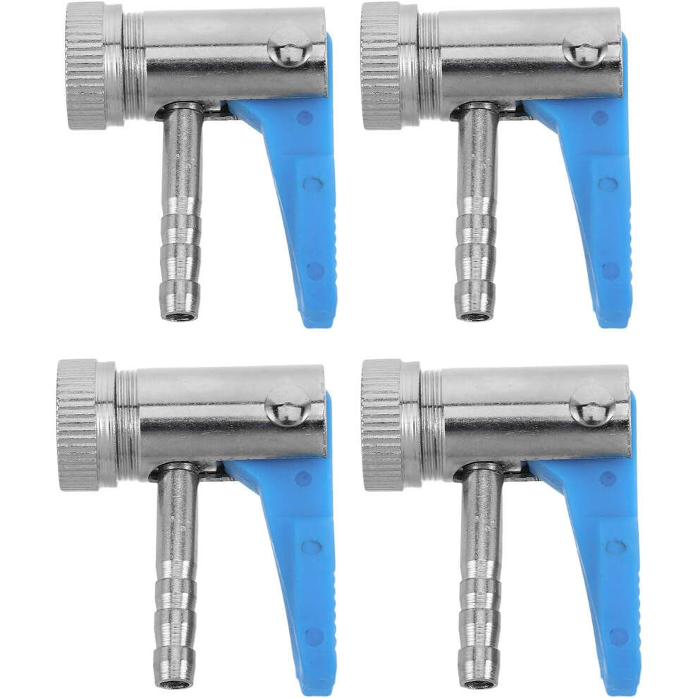 4Pcs Locking Air Chuck Quick Connect Adapter Brass Tire Inflator Nozzle Clip 5455468479175