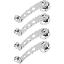 4-teiliges Ersatzset für Autofensterkurbeln aus Aluminiumlegierung, manueller Fensterheber