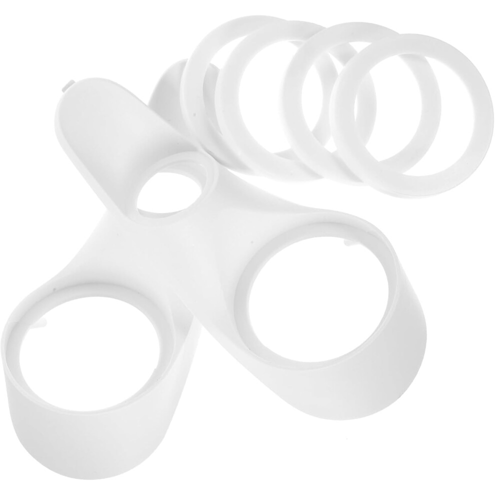 Car Speaker Bracket 1 Pair Auto Audio Adapter Ring Plastic Mounting Spacer For Vehicle Sound System Upgrade White 5455468563683