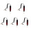 5pcs LCD Digital Circuit Tester Voltage Tester for Vehicles Accurate Test Light Easy Use Design 1