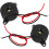 2pcs Active Piezoelectric High Decibel Continuous Tone Electronic Alarm Buzzer Dc 3-24v 1