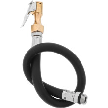 Tire Inflator Extension with Fast Self-Locking Air, Flexible Car and Bike Pump Adapter for Tire Inflation Replacement