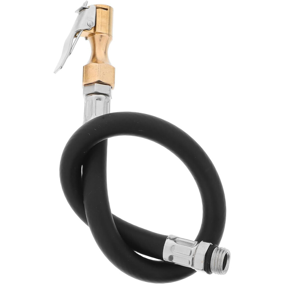 Tire Inflator Extension With Fast Self-Locking Air, Flexible Car And Bike Pump Adapter For Tire Inflation Replacement 5455468479298