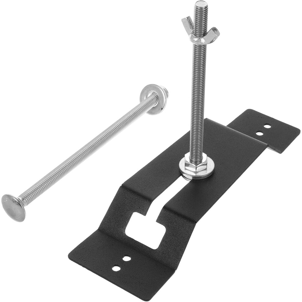 Wall Mount Spare Tire Carrier For Trailer High Carbon Steel Powder Black 5455468560002