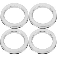 Lot de 4 bagues de centrage en alliage d'aluminium, entretoises de moyeu de précision (56,1 mm à 54,1 mm).