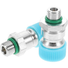 Kit di 2 valvole di ricambio per climatizzatori auto, set di valvole di ricambio per sistemi di climatizzazione per veicoli.
