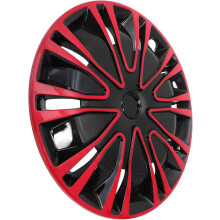 Universele wieldop van 14 inch, tweekleurig, decoratief, voor bescherming van de velg.