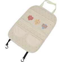 Assento de carro kick pad urso impressão protetor de assento traseiro para meninos e meninas organização do veículo ajustes essenciais