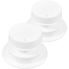 2pcs White Rv Roof Vent Cover Kits – Abs Sewer Vent Cap for Camper, Motorhome Trailer Plumbing Ventilation