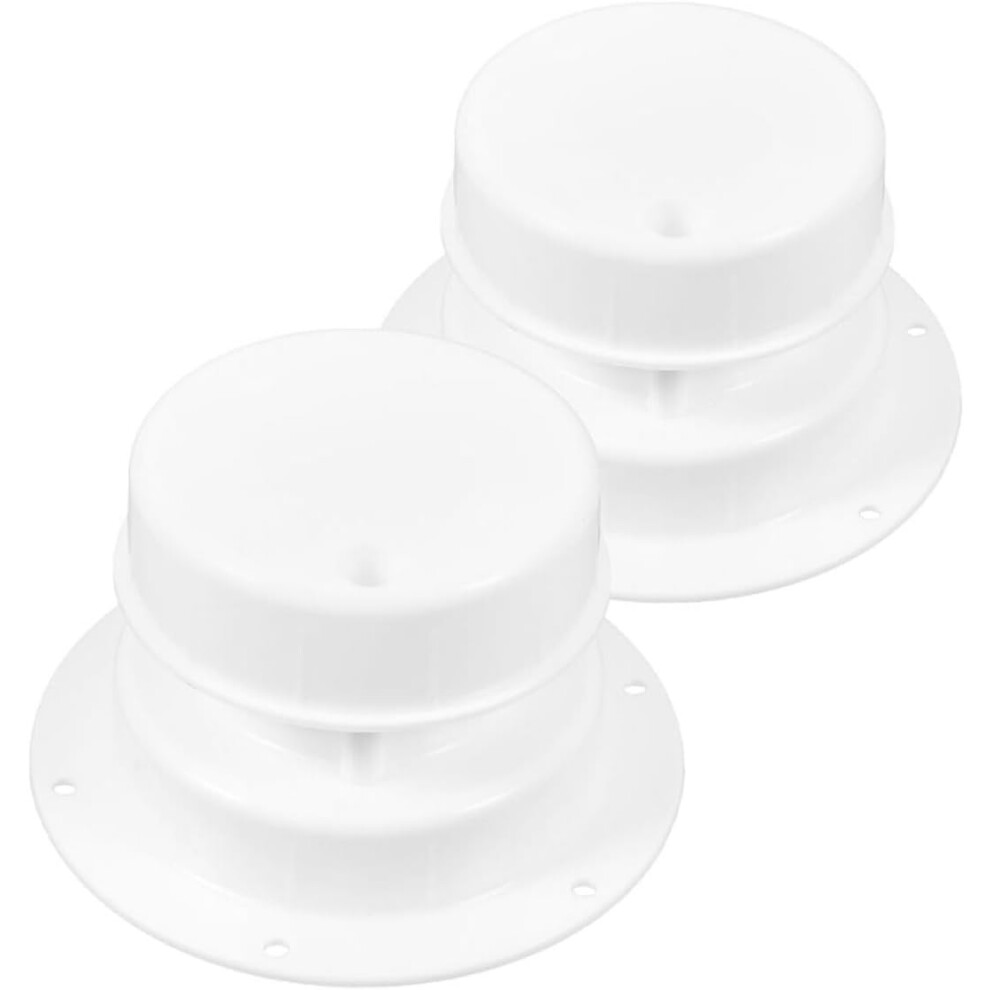 2Pcs Rv Roof Vent Cover Kits Â Abs Sewer Vent Cap For Camper, Motorhome Trailer Plumbing Ventilation White 5455468475368