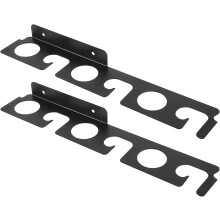 14 schwarze Kunststoff-Golf-Putterclips für die Golftasche, Putterklemmenhalter, Golfzubehör