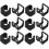 Braçadeira da bomba de óleo de 20pcs para Jack de piso feito de material de aço adequado 1