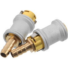 Adaptador do bico do ar do chuck do inflador do pneu de autobloqueio de 2pcs 0.8mm