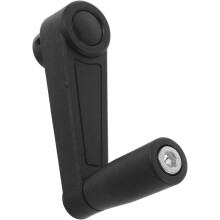Hand Crank Generator Handle round Hole Plastic Cylindrical Grip