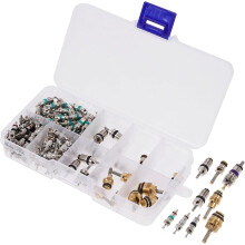 Kit de 102 pièces pour noyau de valve de climatisation automobile, ensemble de tiges de valve de réfrigération