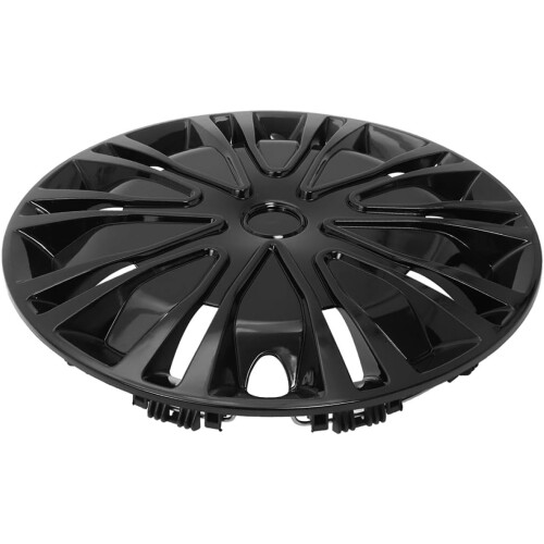 Tampa do hub da roda do automóvel de 15 polegadas preto, Hubcap decorativo universal