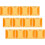 12pcs Yellow Double-sided Reflective Lane Markers Road Studs Plastic Raised Pavement Reflectors 1