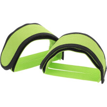 2 stuks lichtgewicht groene fietspedaalbevestigingsbanden voor training